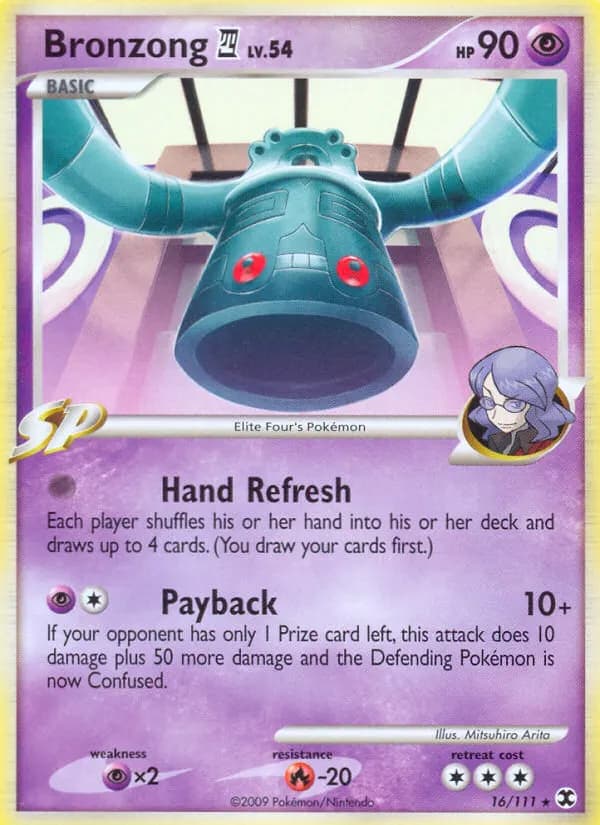 Bronzong E4 — Rising Rivals 16 Pokémon card