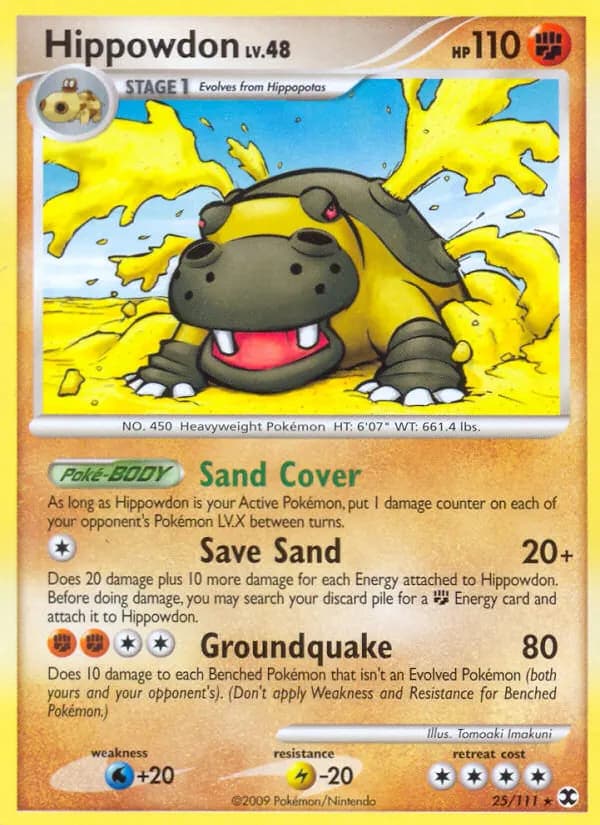 Hippoterus — Aufstieg der Rivalen 25 German Pokémon card