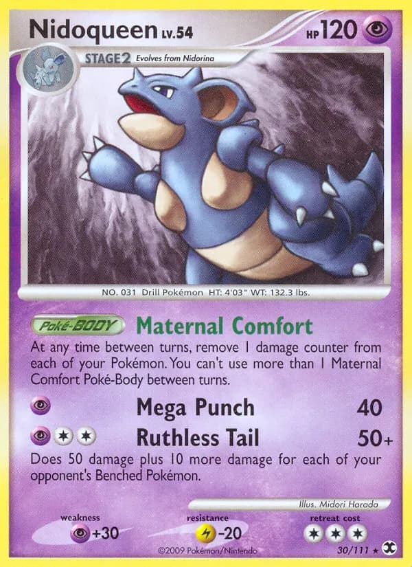 Nidoqueen — Aufstieg der Rivalen 30 German Pokémon card