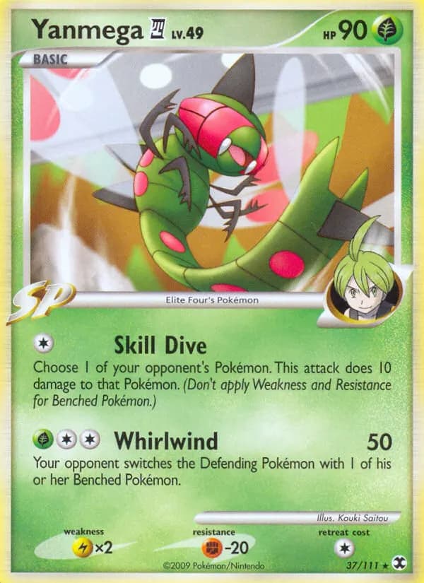 Yanmega E4 — Rising Rivals 37 Pokémon card