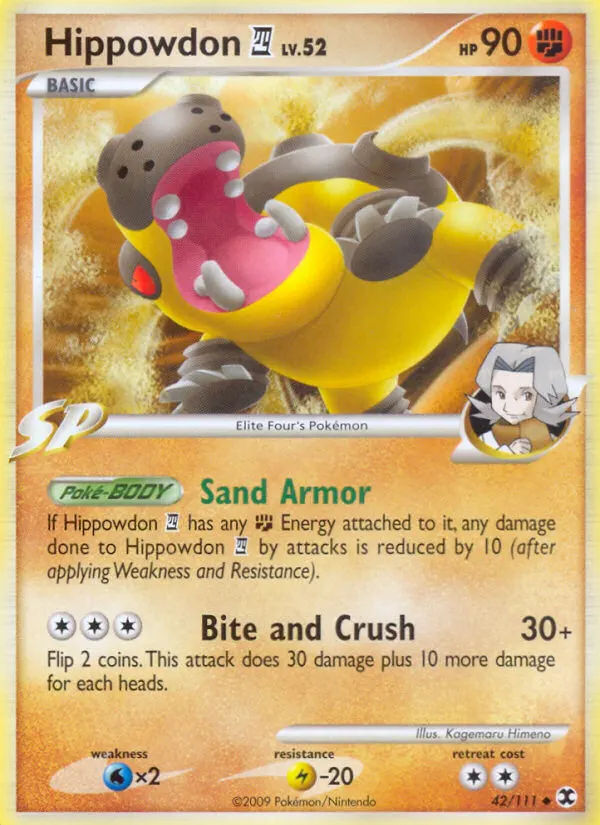 Hippoterus 4 — Aufstieg der Rivalen 42 German Pokémon card
