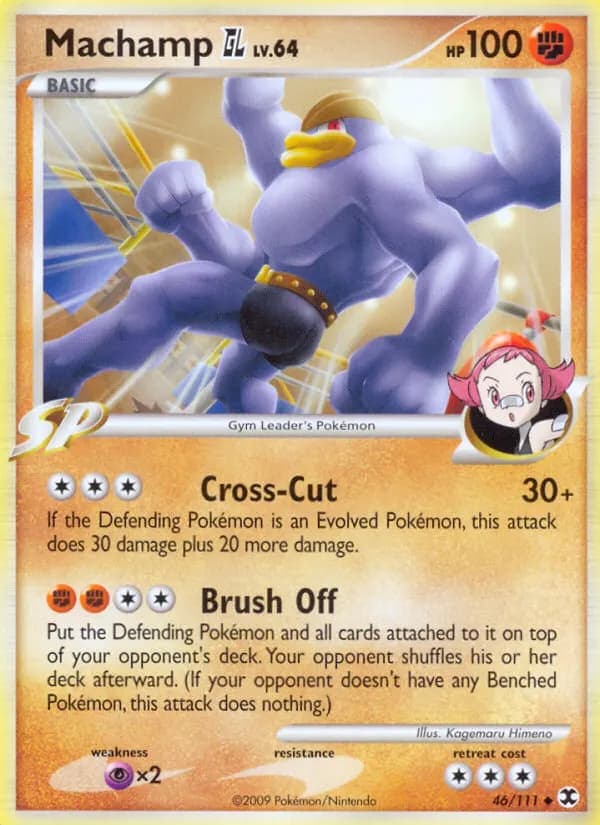 Machamp GL — Rising Rivals 46 Pokémon card