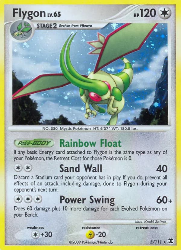 Flygon — Rising Rivals 5 Pokémon card