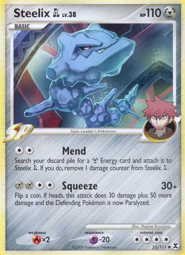 Steelix GL — Rising Rivals 51 Pokémon card
