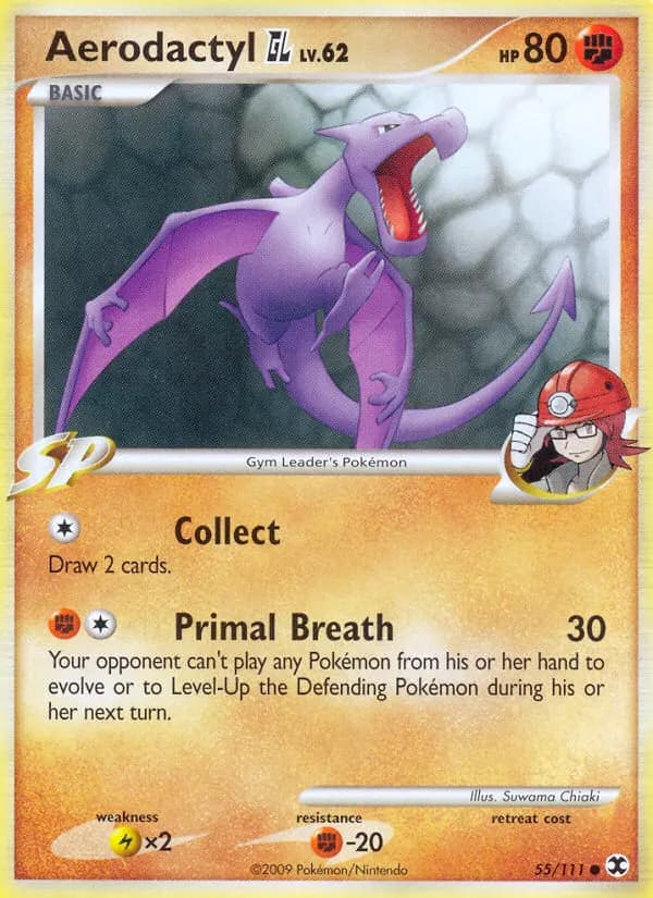 Aerodactyl GL — Aufstieg der Rivalen 55 German Pokémon card