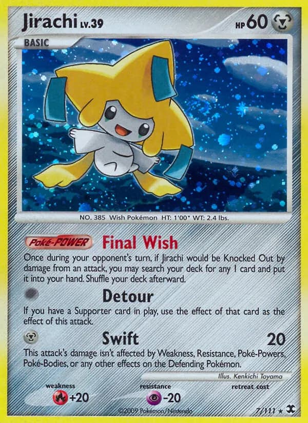 Jirachi — Rising Rivals 7 Pokémon card