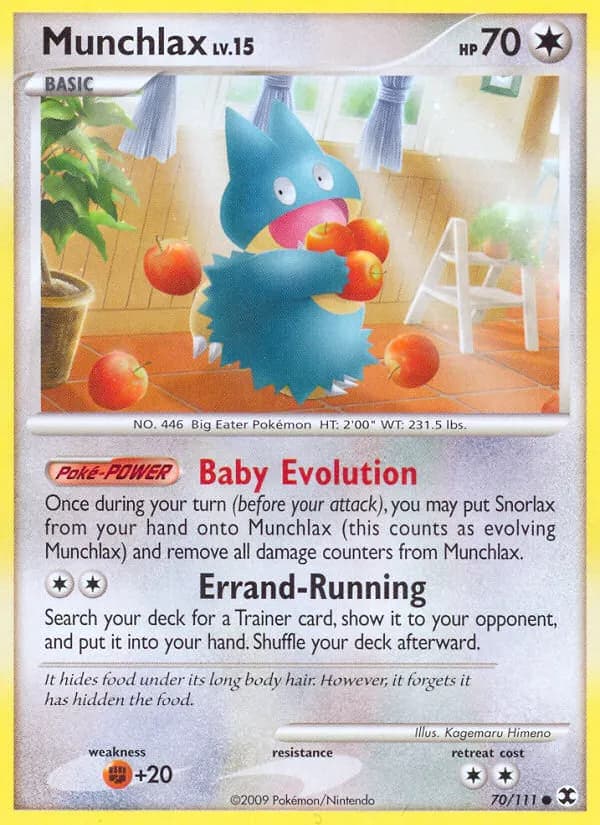 Mampfaxo — Aufstieg der Rivalen 70 German Pokémon card