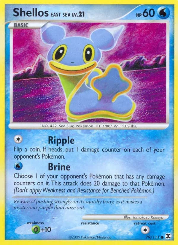 Schalellos Östliches Meer — Aufstieg der Rivalen 79 German Pokémon card