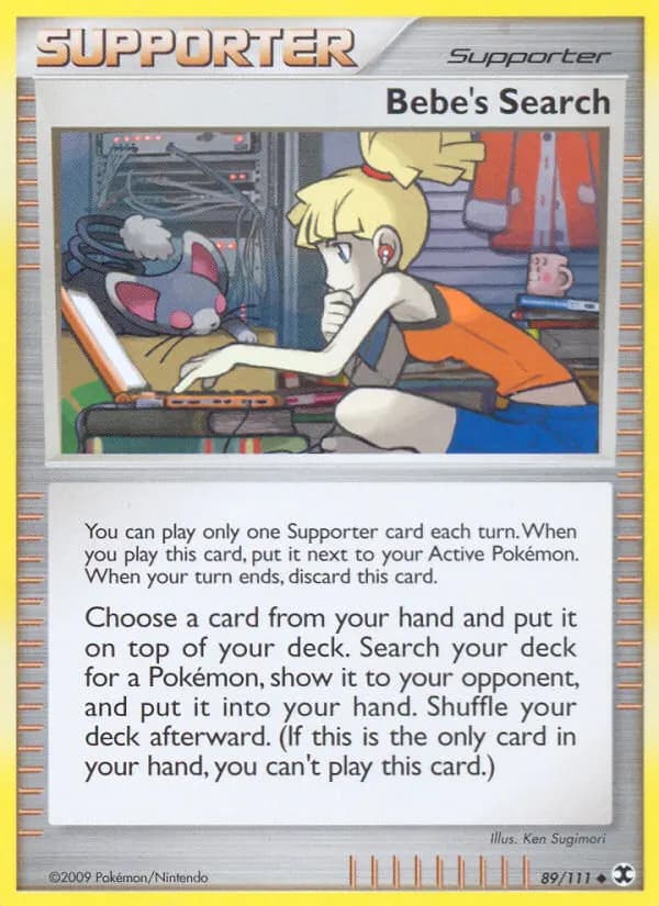 Bebe's Search — Rising Rivals 89 Pokémon card