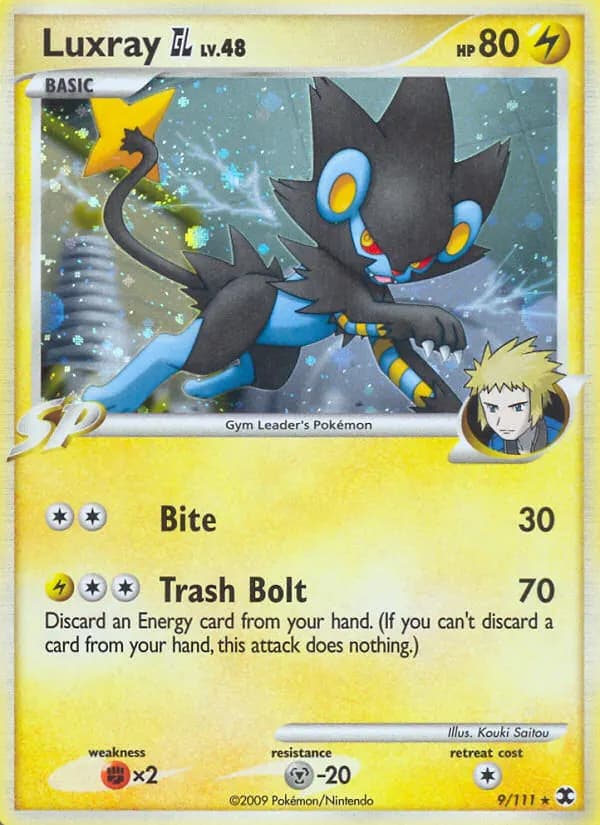Luxray GL — Rising Rivals 9 Pokémon card