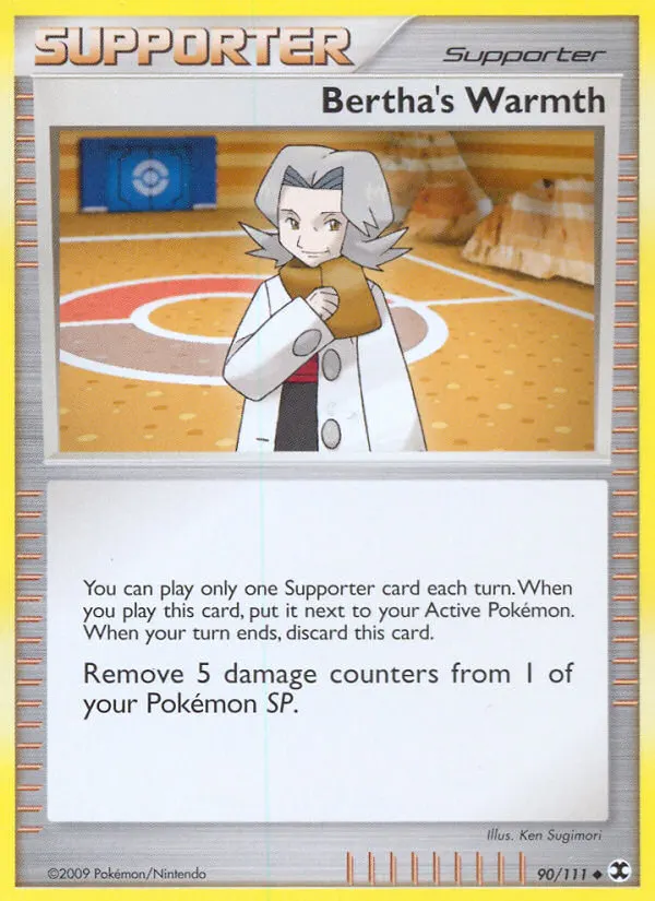 Bertha's Warmth — Rising Rivals 90 Pokémon card