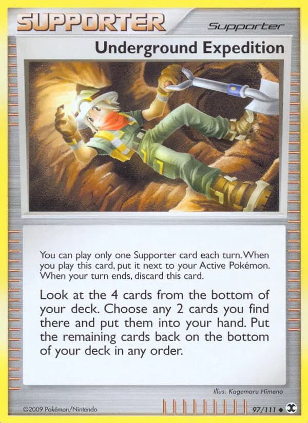 Expedition ins Unterirdische — Aufstieg der Rivalen 97 German Pokémon card
