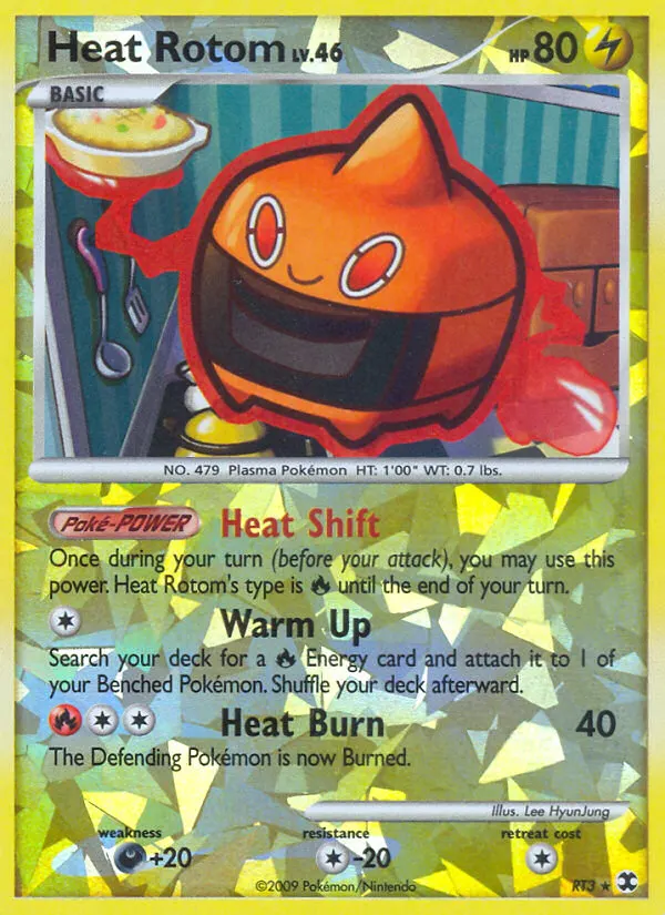 Heat Rotom — Rising Rivals RT3 Pokémon card