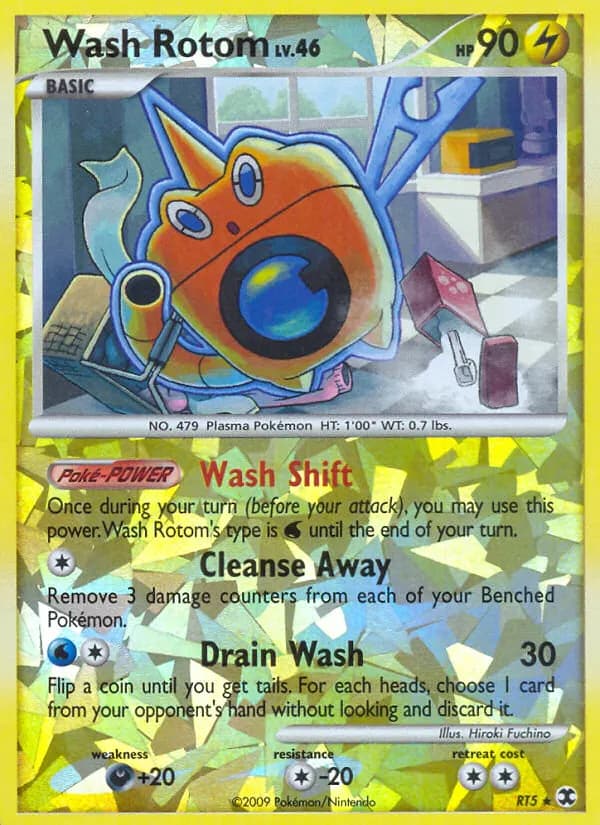 Wash Rotom — Rising Rivals RT5 Pokémon card