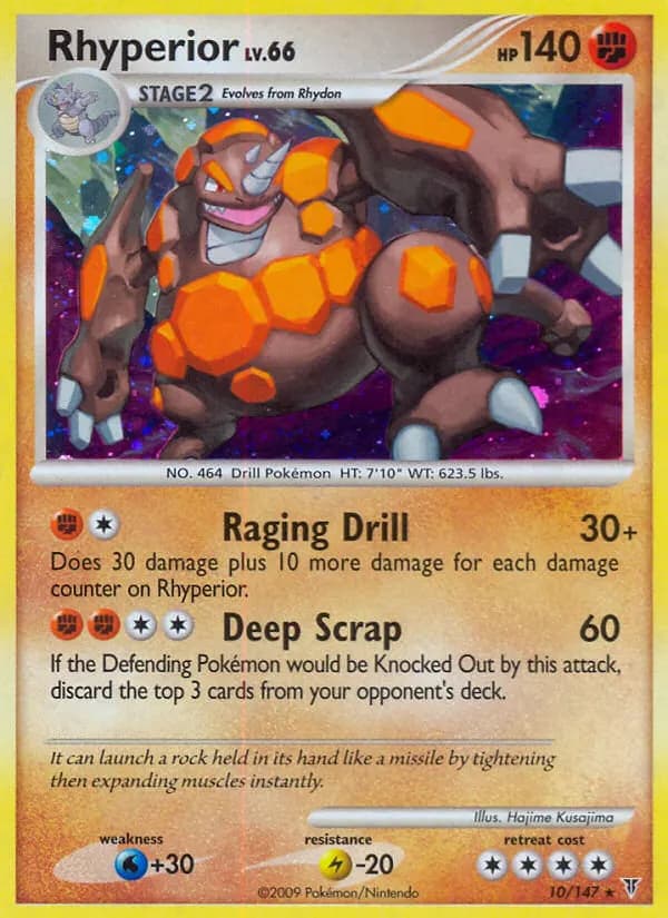Rihornior — Ultimative Sieger 10 German Pokémon card