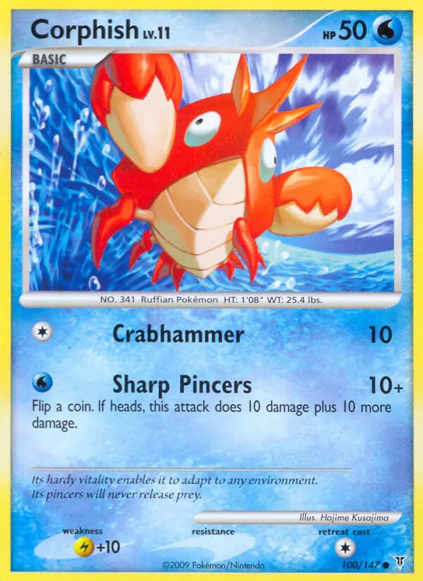 Corphish — Supreme Victors 100 Pokémon card