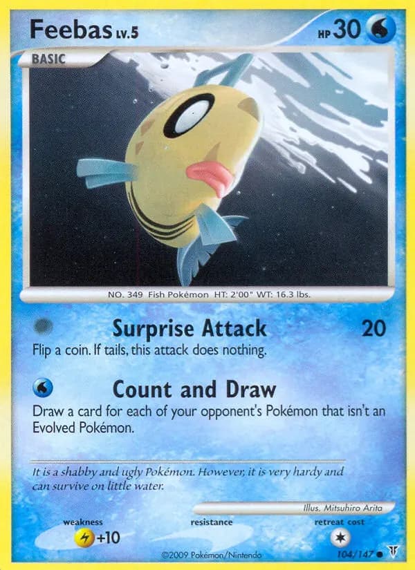 Feebas — Supreme Victors 104 Pokémon card