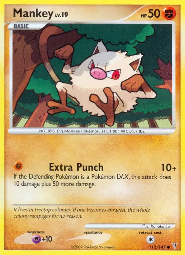 Menki — Ultimative Sieger 112 German Pokémon card