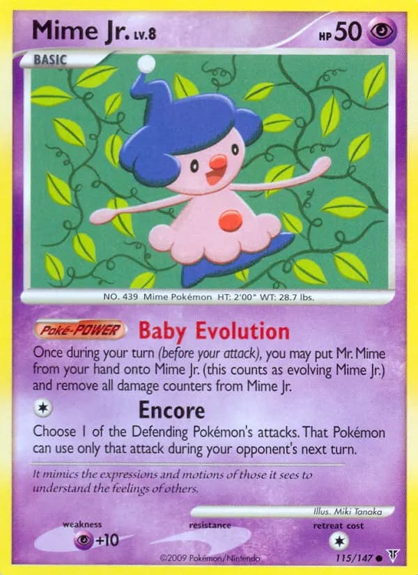 Mime Jr. — Supreme Victors 115 Pokémon card