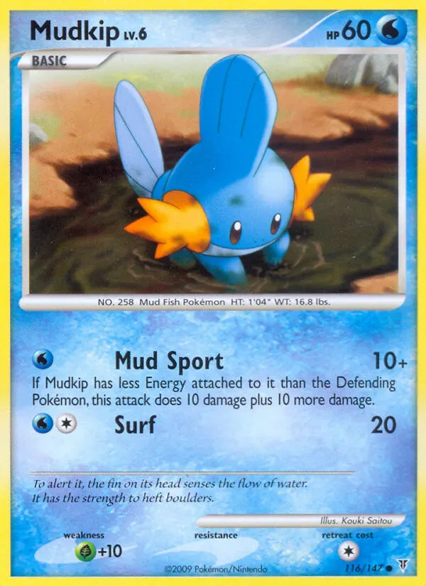 Mudkip — Supreme Victors 116 Pokémon card