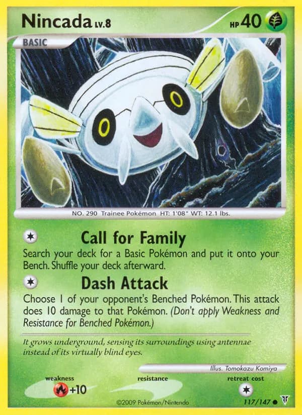 Nincada — Supreme Victors 117 Pokémon card