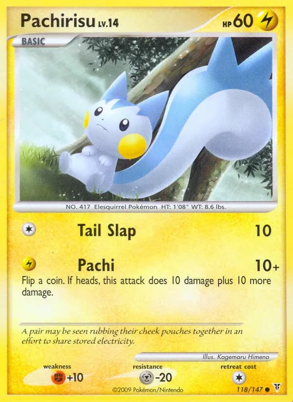 Pachirisu — Ultimative Sieger 118 German Pokémon card