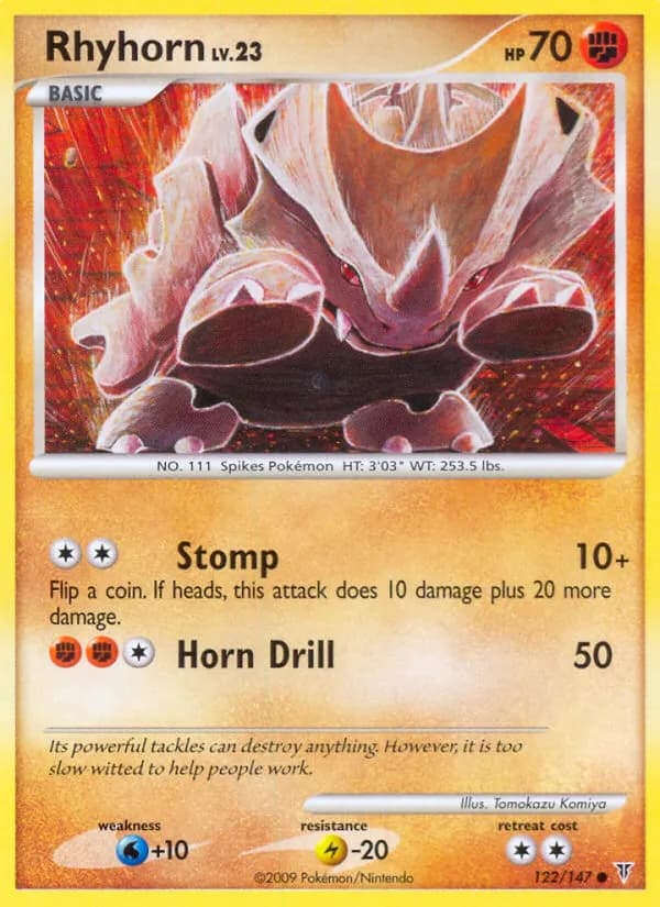 Rhyhorn — Supreme Victors 122 Pokémon card