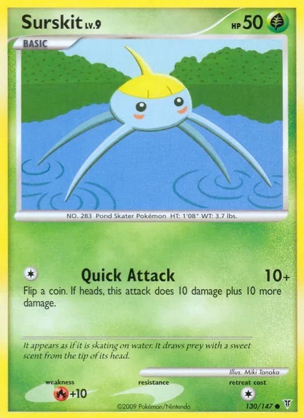 Surskit — Supreme Victors 130 Pokémon card