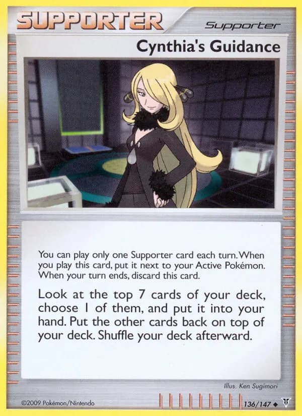 Cynthia's Guidance — Supreme Victors 136 Pokémon card