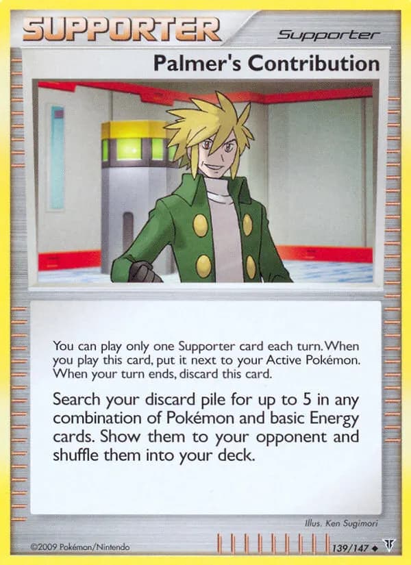 Palmer's Contribution — Supreme Victors 139 Pokémon card