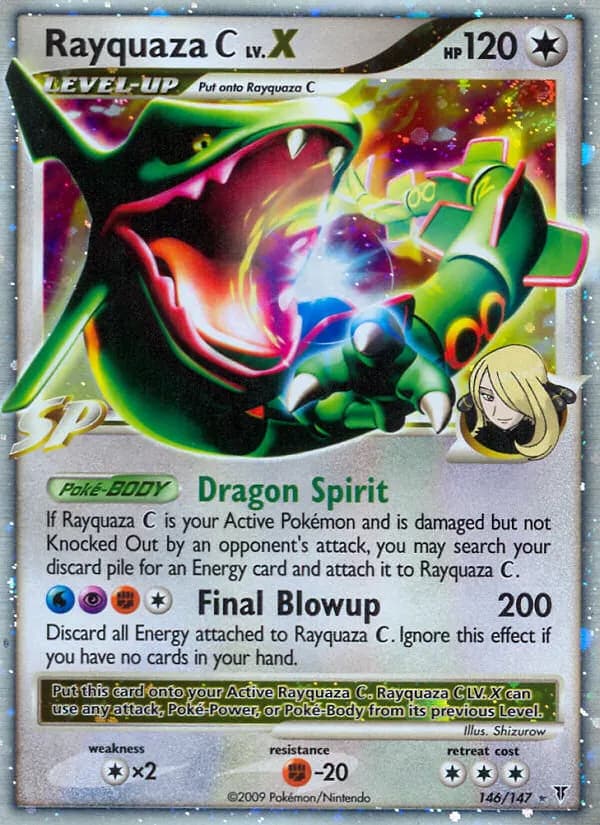 Rayquaza C LV.X — Supreme Victors 146 Pokémon card