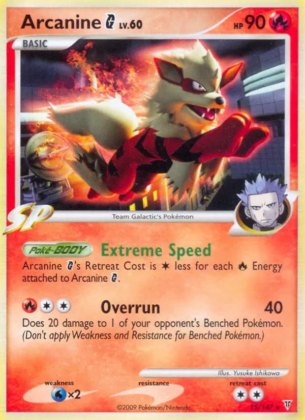 Arcanine G — Supreme Victors 15 Pokémon card
