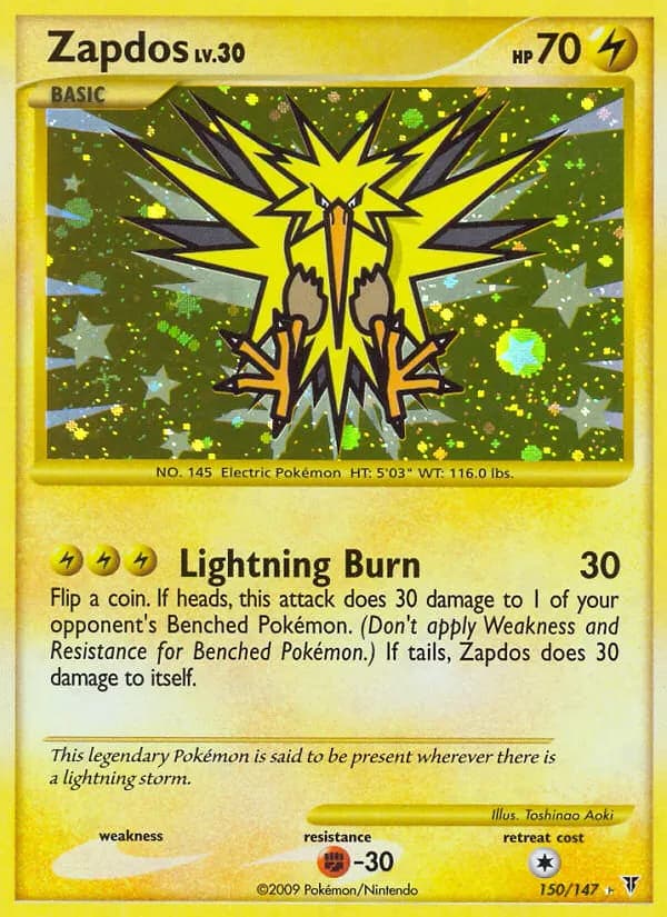 Zapdos — Ultimative Sieger 150 German Pokémon card