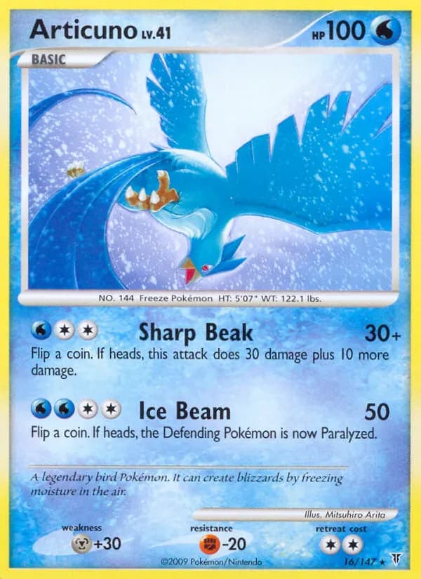 Articuno — Supreme Victors 16 Pokémon card