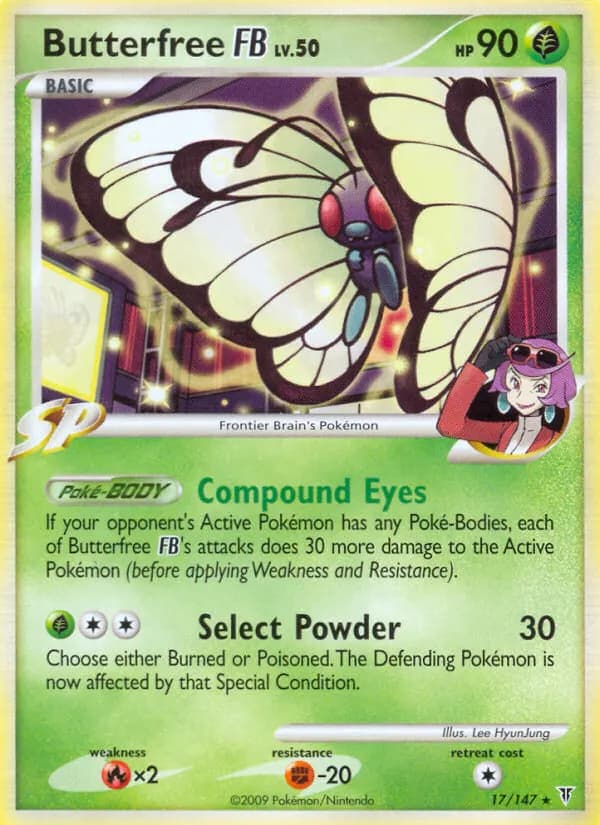 Butterfree FB — Supreme Victors 17 Pokémon card