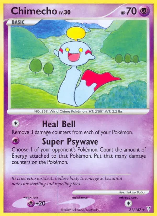 Chimecho — Supreme Victors 21 Pokémon card