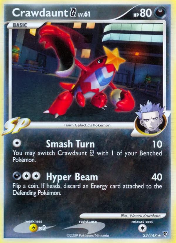 Crawdaunt G — Supreme Victors 23 Pokémon card