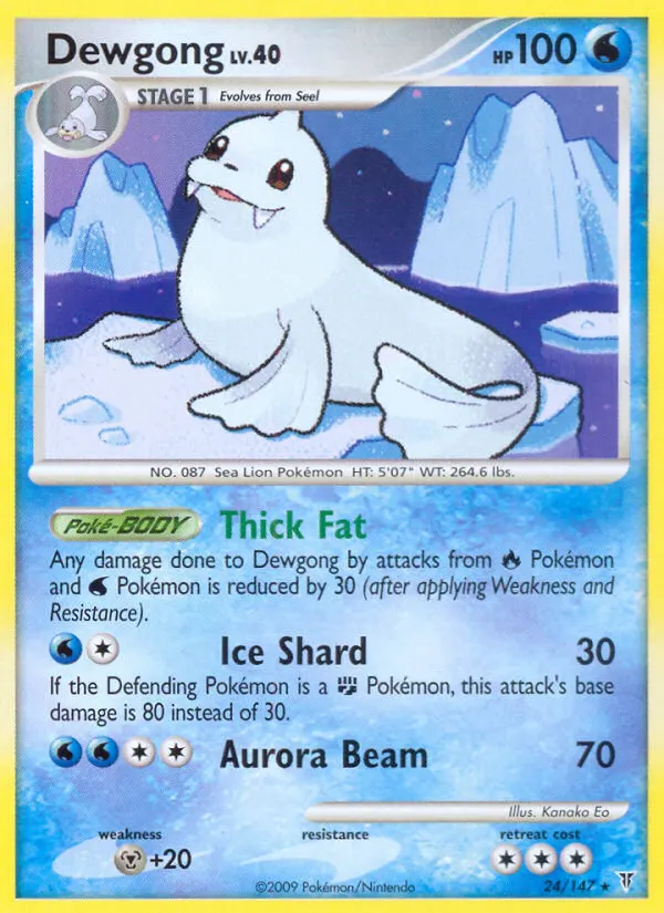 Dewgong — Supreme Victors 24 Pokémon card
