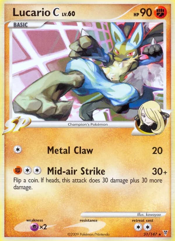Lucario C — Supreme Victors 31 Pokémon card