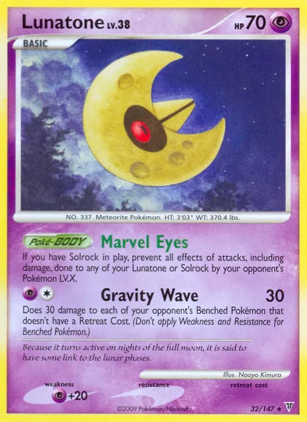 Lunastein — Ultimative Sieger 32 German Pokémon card