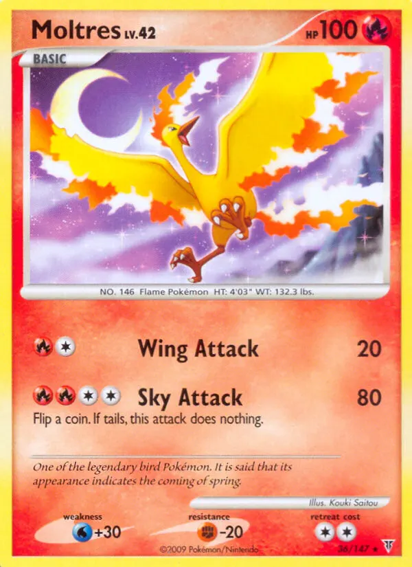 Moltres — Supreme Victors 36 Pokémon card