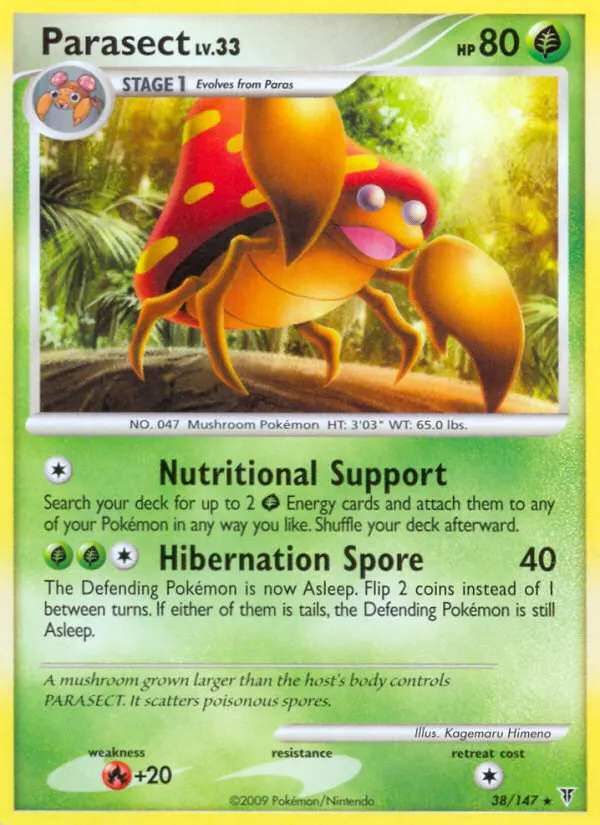 Parasek — Ultimative Sieger 38 German Pokémon card