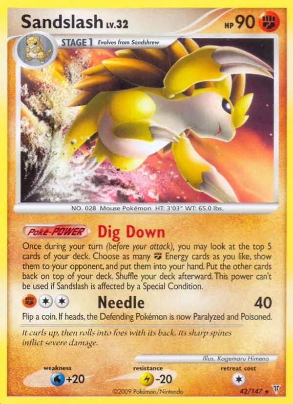 Sandamer — Ultimative Sieger 42 German Pokémon card