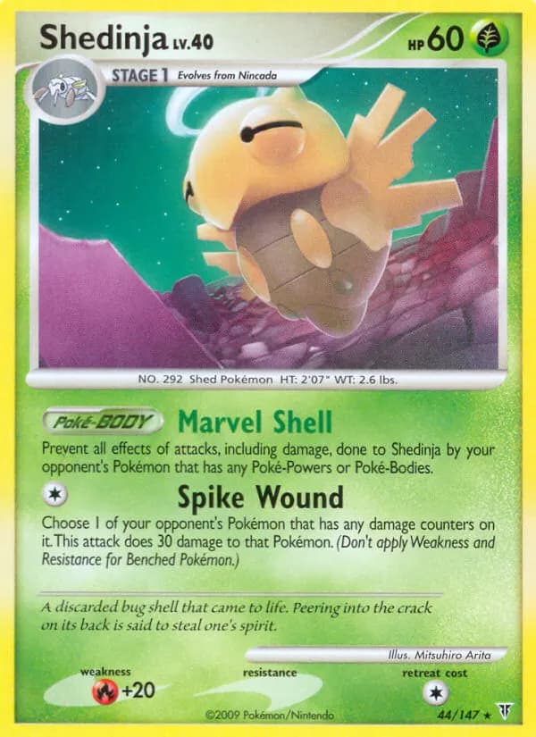Shedinja — Supreme Victors 44 Pokémon card
