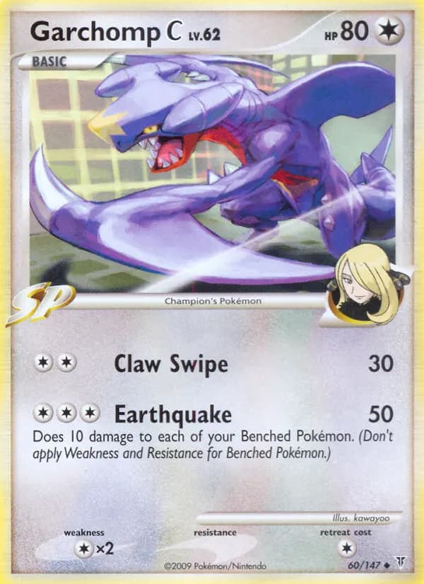 Garchomp C — Supreme Victors 60 Pokémon card