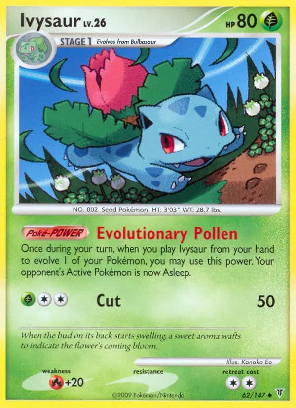 Ivysaur — Supreme Victors 62 Pokémon card