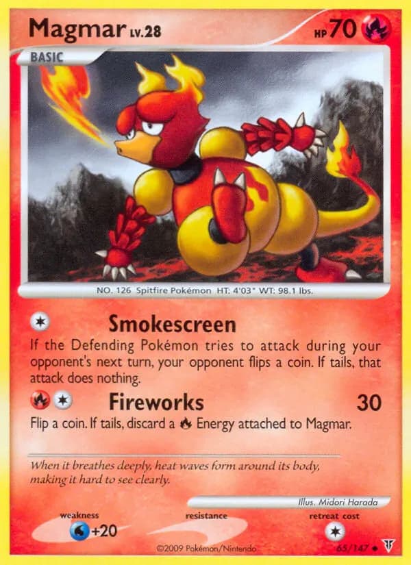 Magmar — Supreme Victors 65 Pokémon card