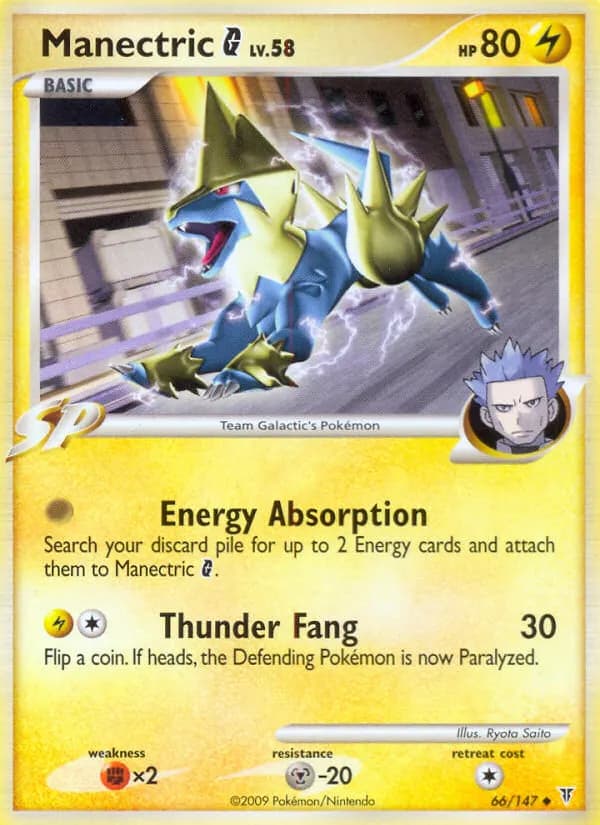 Manectric G — Supreme Victors 66 Pokémon card