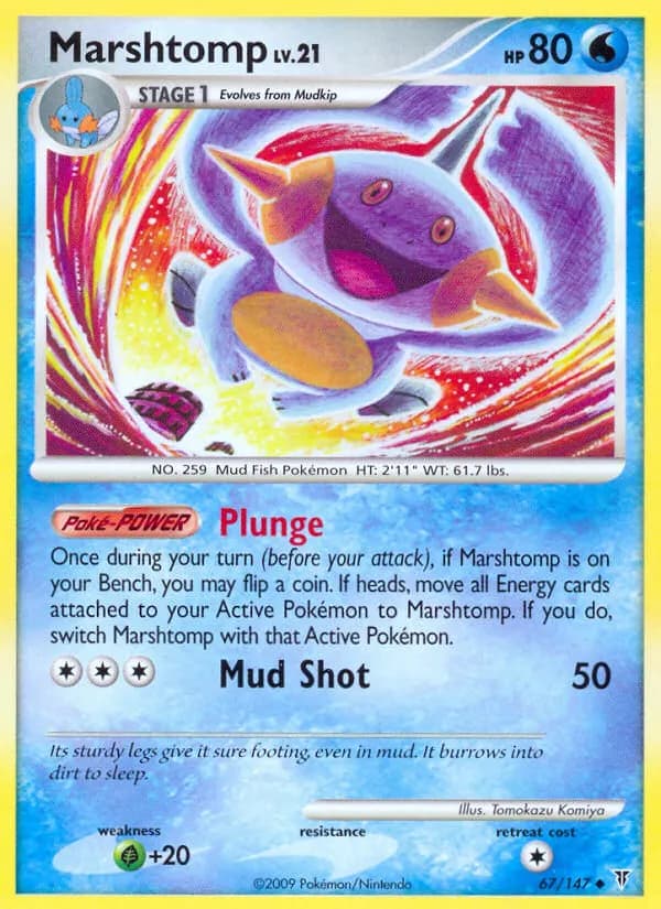 Marshtomp — Supreme Victors 67 Pokémon card