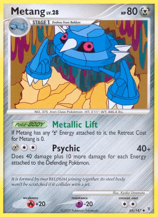 Metang — Ultimative Sieger 69 German Pokémon card